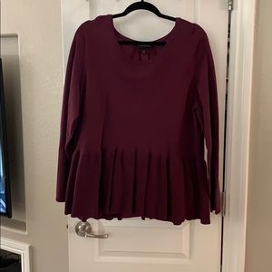 Maroon sweater